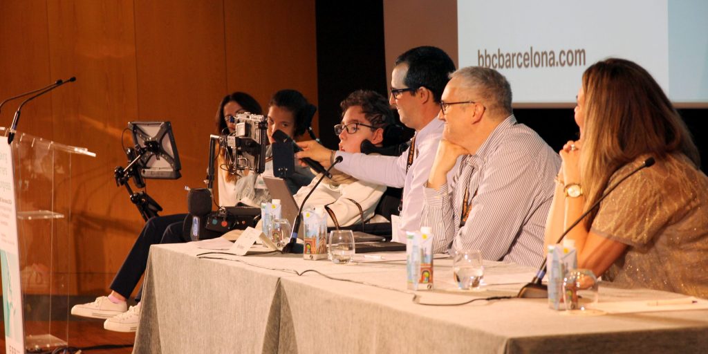 Primera ponencia del BBC con Gema Canales, Miguel Camacho y Jordi Sabaté